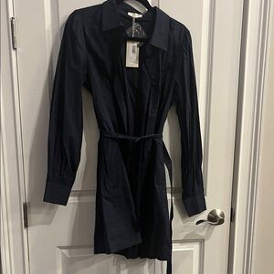Ramy Brook Dark Blue Belted Mini Dress